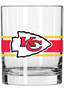 Kansas City Chiefs 14oz Stripe Rock Glass - Red