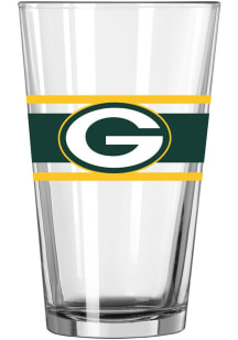 Green Bay Packers 16oz Stripe Pint Glass - Green