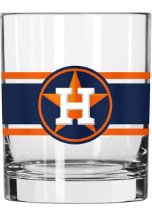 Houston Astros 14oz Stripe Rock Glass - Navy Blue