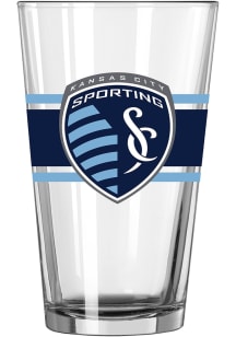 Sporting Kansas City 16oz Stripe Pint Glass - Blue