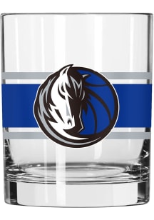 Dallas Mavericks 14oz Stripe Rock Glass - Blue