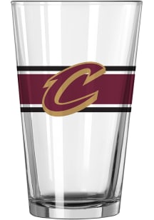 Cleveland Cavaliers 16oz Stripe Pint Glass - Maroon