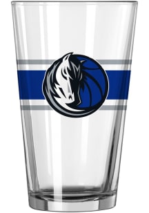 Dallas Mavericks 16oz Stripe Pint Glass - Blue