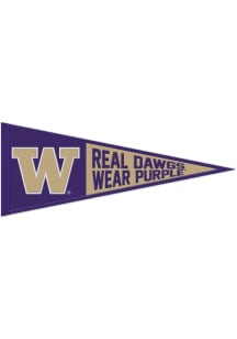 Washington Huskies Wear Purple Wool Pennant