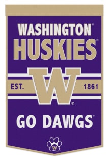 Washington Huskies Wool Banner