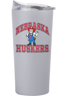 Logo Brands Nebraska Cornhuskers 20oz Athletic Stainless Steel Tumbler - Grey