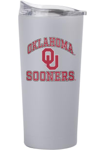 Logo Brands Oklahoma Sooners 20oz Athletic Stainless Steel Tumbler - Grey