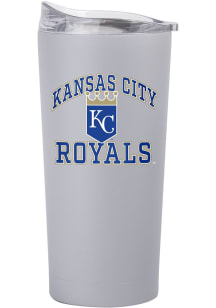 Logo Brands Kansas City Royals 20oz Athletic Stainless Steel Tumbler - Grey