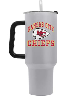 Logo Brands Kansas City Chiefs 40oz Athletic Stainless Steel Tumbler - Grey
