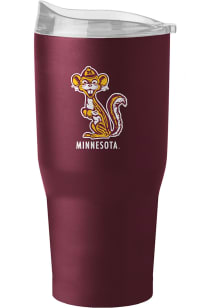 Logo Brands Minnesota Golden Gophers 30oz Vault Powder Coat Stainless Steel Tumbler - Maroon