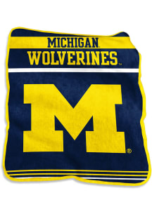 Michigan Wolverines Gameday Raschel Throw Blanket - Yellow