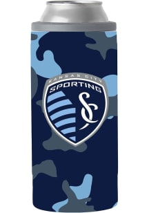 Logo Brands Sporting Kansas City 12oz SS Camo Slim Stainless Steel Coolie