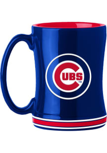 Chicago Cubs 14oz Relief Ceramic Mug - Blue