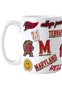 Maryland Terrapins 15oz Native Ceramic Mug - Red