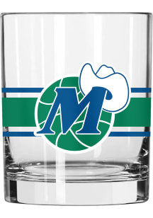 Dallas Mavericks 14oz Vintage Stripe Rock Glass - Blue