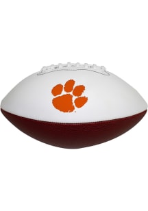 Clemson Tigers Logo Brands Full Size Autograph Football