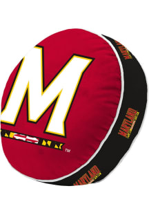 Maryland Terrapins Puff Throw Pillow - Red