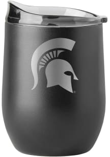 Michigan State Spartans 16oz Powder Coat Stainless Steel Stemless - Black