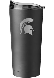Logo Brands Michigan State Spartans 20oz Powder Coat Stainless Steel Tumbler - Black