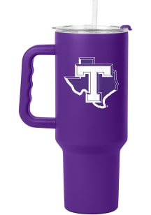 Logo Brands Tarleton State Texans 40oz Full Color Stainless Steel Tumbler - Purple