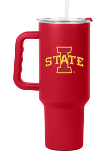 Logo Brands Iowa State Cyclones 40oz Full Color Stainless Steel Tumbler - Red