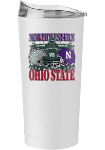 Logo Brands Ohio State Buckeyes 2024 Ohio St vs Northwestern Wrigleyfield 20oz Stainless Steel Tum..