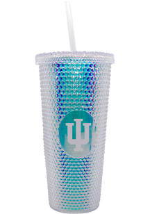 Indiana Hoosiers 24oz Iridescent Straw Tumbler