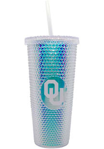 Oklahoma Sooners 24oz Iridescent Straw Tumbler