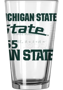 Michigan State Spartans 16oz Spirit Pint Glass - Green