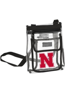 Nebraska Cornhuskers Crossbody Womens Clear Tote