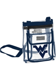 West Virginia Mountaineers Crossbody Womens Clear Tote