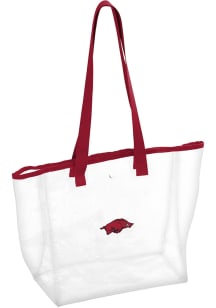 Arkansas Razorbacks Tote Stadium Womens Clear Tote