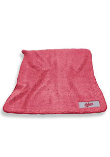Indiana Hoosiers Color Frosty Sherpa Fleece Blanket - Red
