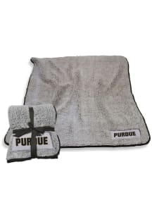 Purdue Boilermakers Frosty Sherpa Fleece Blanket - Black