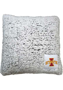 Iowa State Cyclones Frosty Throw Pillow - Red