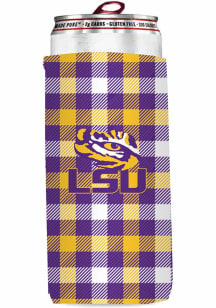 Logo Brands LSU Tigers Plaid Coolie