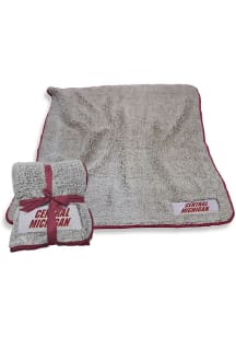 Central Michigan Chippewas Frosty Sherpa Fleece Blanket - Maroon