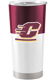 Logo Brands Central Michigan Chippewas Logo 20oz Stainless Steel Tumbler - Maroon