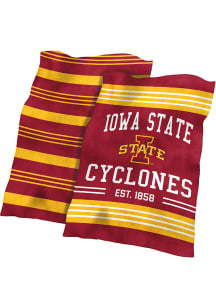 Iowa State Cyclones Colorblock Sherpa Fleece Blanket - Cardinal