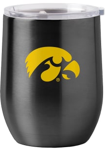 Iowa Hawkeyes 16oz Gameday Stainless Curved Beverage Stainless Steel Stemless - Black