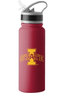 Iowa State Cyclones 25oz Logo Flip Top Stainless Steel Bottle - Red