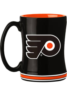 Philadelphia Flyers 14oz Relief Ceramic Mug - Black