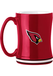 Arizona Cardinals 14oz Relief Ceramic Mug - Red