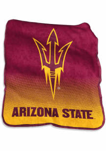 Arizona State Sun Devils Raschel Raschel Throw Blanket - Red