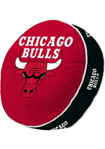 Chicago Bulls Puff Logo Throw Pillow - Red