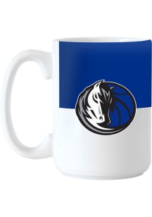Dallas Mavericks 15oz Colorblock Mug Ceramic Mug - Blue