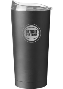 Logo Brands Detroit Pistons 20oz Etch Powder Coat Stainless Steel Tumbler - Blue