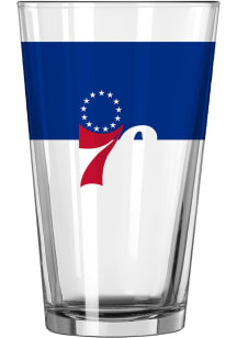 Philadelphia 76ers 16oz Colorblock Pint Glass - Red