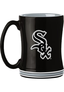 Chicago White Sox 14oz Relief Ceramic Mug - Black