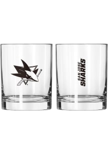 San Jose Sharks Gameday Rock Glass - Teal